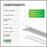 LED Shop Light, Utility, Clear