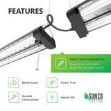 LED Shop Light, Industrial, Frosted