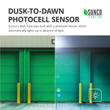 LED Wall Pack, 80W, Dusk to Dawn