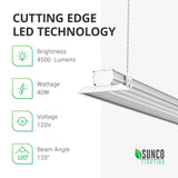 LED Shop Light, Flat, Clear