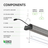 LED Shop Light, Industrial, Frosted