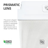 LED Shop Light, Wraparound, Prismatic Lens, 11"