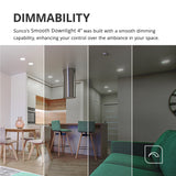 Recessed LED Lighting, 4-Inch, Smooth, Damp Rated