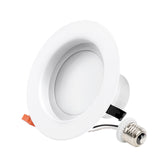 Recessed LED Lighting, 4-Inch, Smooth, Damp Rated