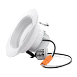Recessed LED Lighting, 4-Inch, Baffle, Damp Rated