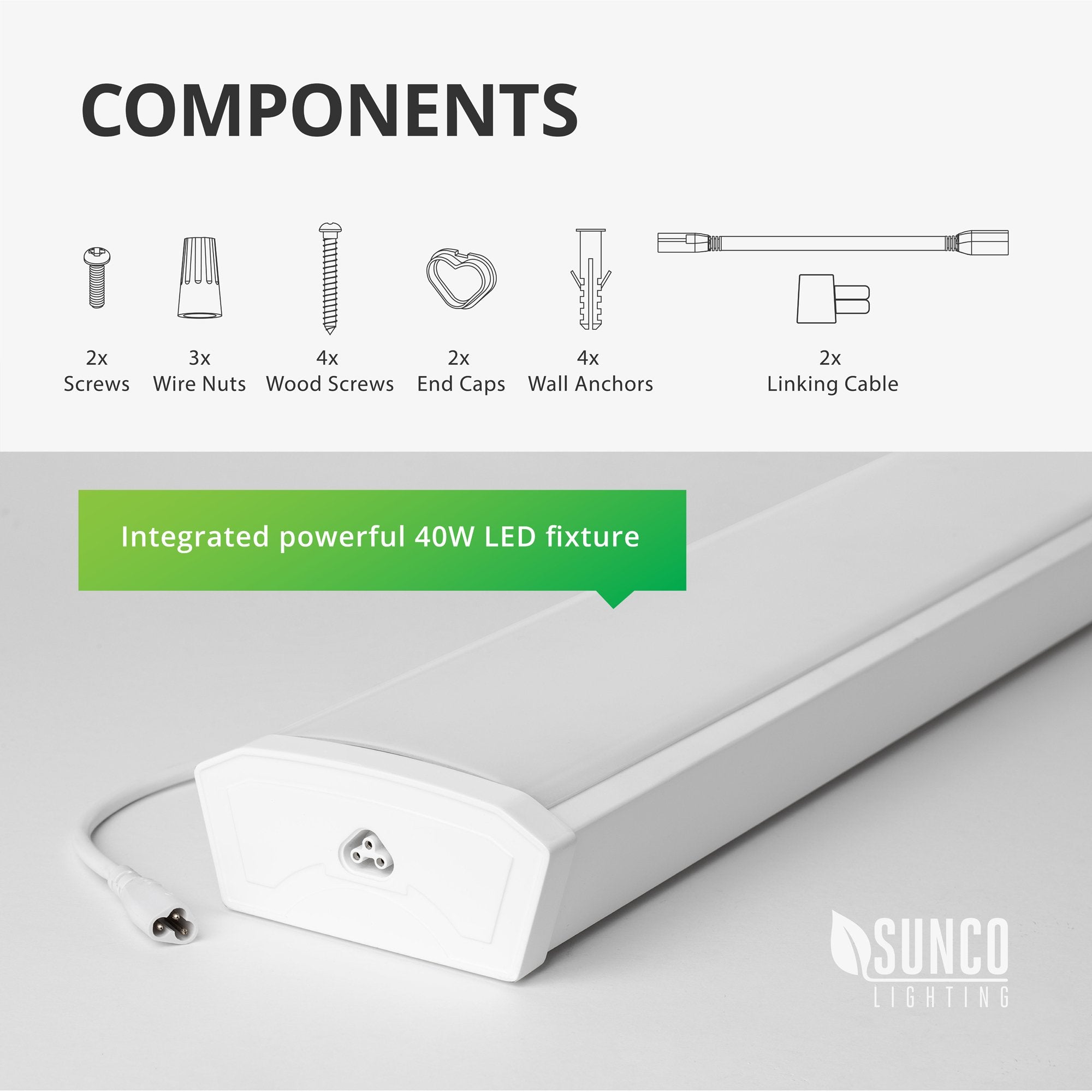 LED Shop Light, Wraparound