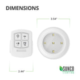 Puck Light, Remote Controlled, Battery Operated