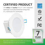 Recessed LED Lighting, 4-Inch, Slim, Integrated Junction Box