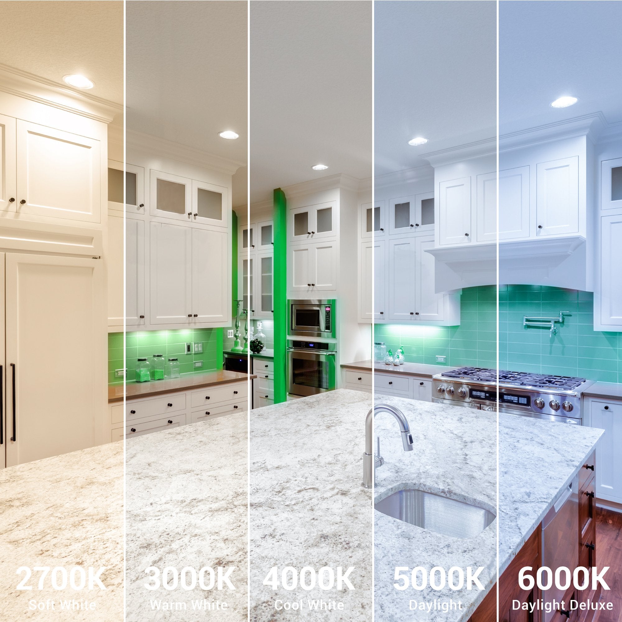 Recessed LED Lighting, 4-Inch, Slim, Integrated Junction Box