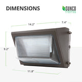 LED Wall Pack, 80W